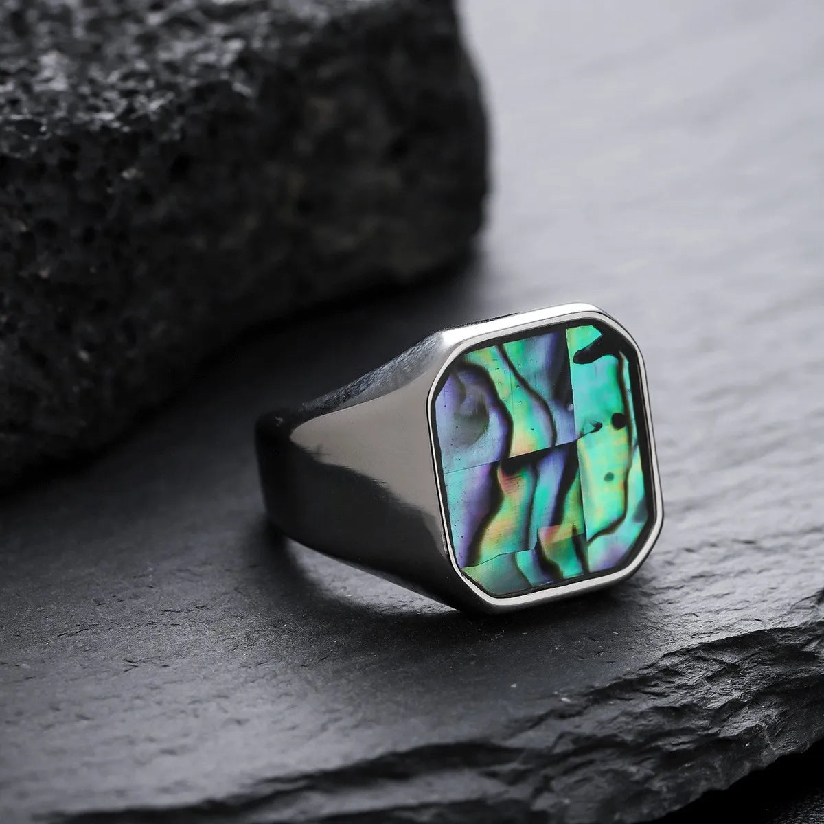 Abalone Monarch Ring